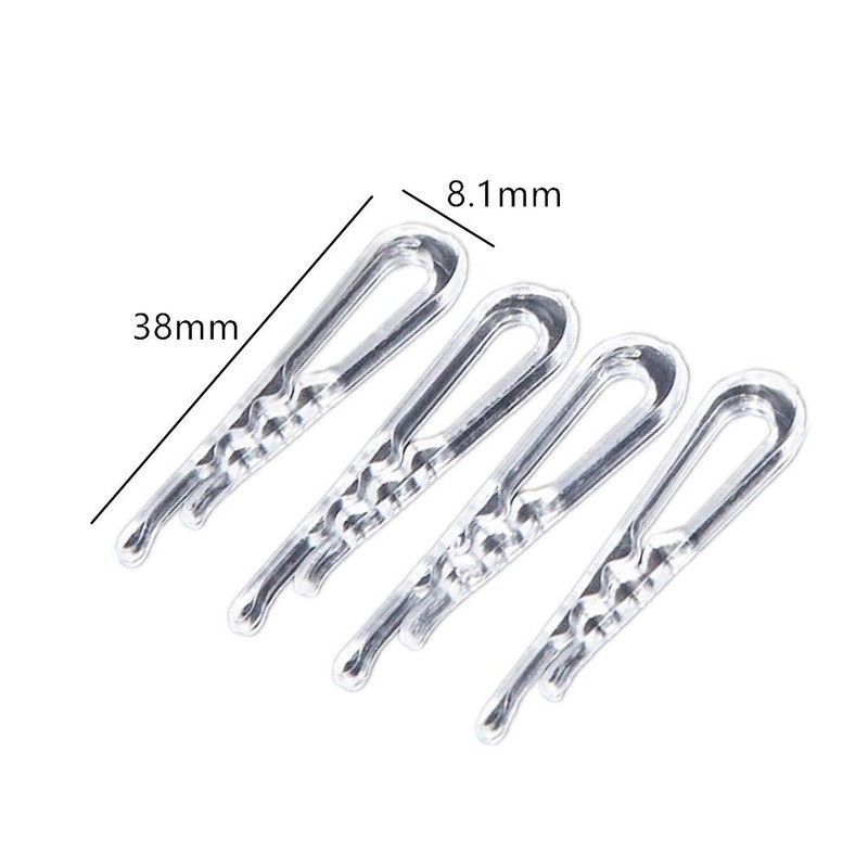 LAIYOHO 200 Pcs Plastic Alligator Clips Garment Clips with Teeth