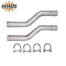 Khaos Motorsports Mid Muffler Delete For Dodge Challenger Manual 2011-2014