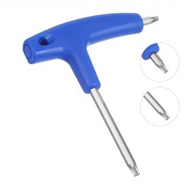 Nogeqi Golf Driver Tool, 2 in 1 Golf Torque Wrench for T20 and T25, Portable Driver Tools, Adjustment Golf Tool with Plastic Handle, Golf Accessories for Golf Club Driver Equipment(Blue)