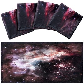 4 Pack Fluorescent Light Covers Magnetic Light Cover Fluorescent Light Shade Panel Ceiling Light Covers Magnetic Light Filters for Office Classroom Home Drop Ceiling, 4 x 2 Feet (Star and Cloud)