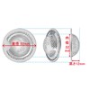 For Washbasin Drain Washbasin Punching, Garbage Strainer 18-8 Stainless Steel,