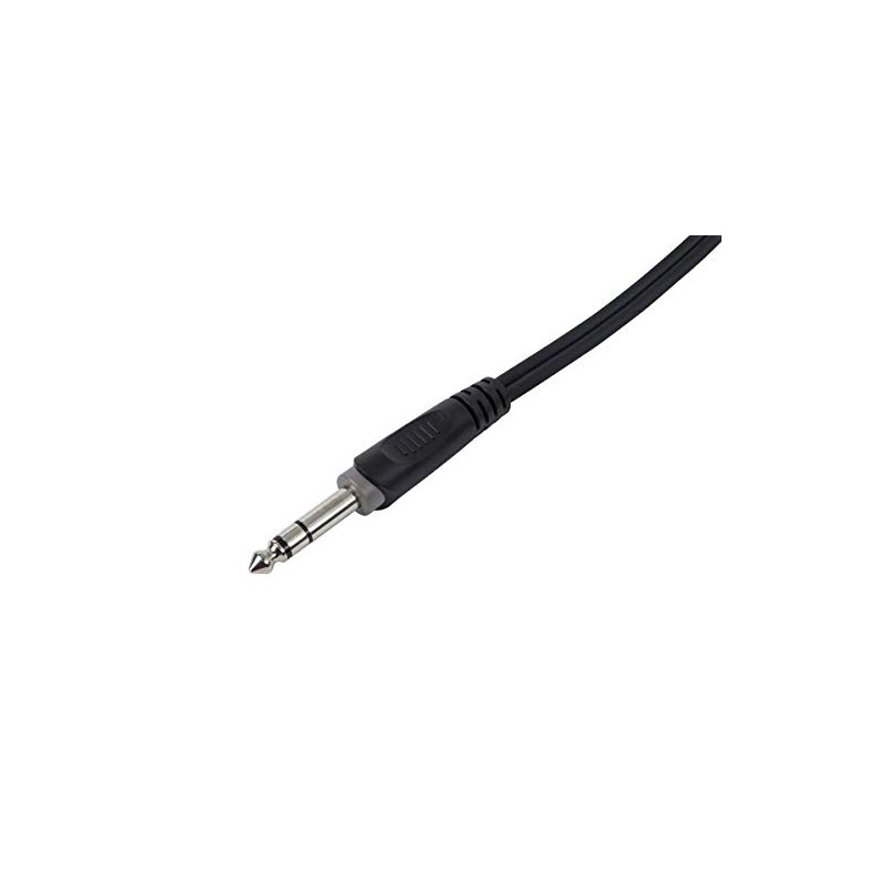 Monoprice - Cable de inserción TRS macho de 1/4 de