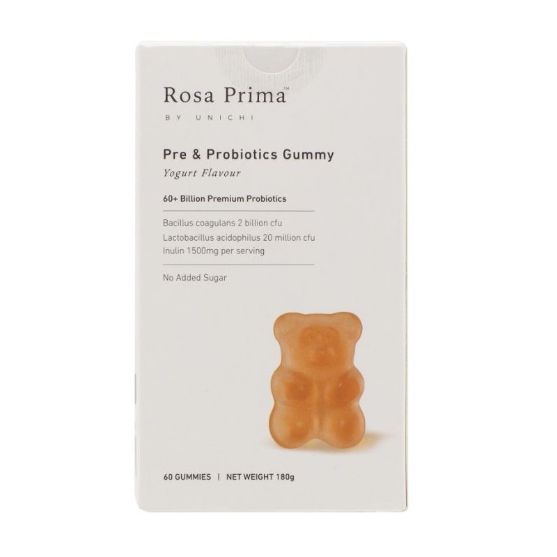 Unichi Rosa Prima Pre & Probiotics Gummy 2 x 60