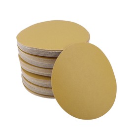 HOPESPANNER Universal 6" 320 Grit Sanding Discs Hook Loop Sanding Sheets Aluminum Oxide 100Pcs