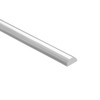 sourcing map Semicircle Shape Solid Acrylic Rod PMMA Extruded Rod
