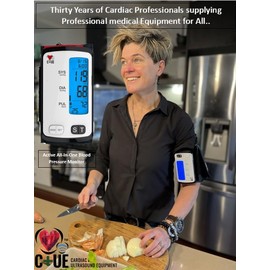 C+UE, Hospital Grade Blood Pressure Monitor, Active, All-In-One Arm, Measured.