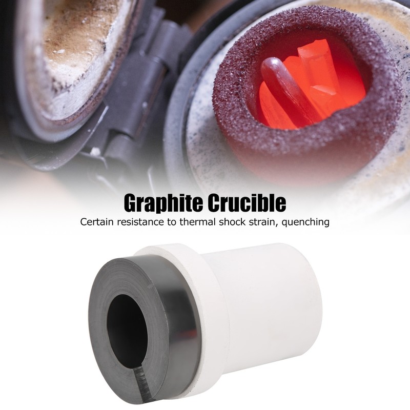 Graphite Crucible Induction Furnace DIY Quartz Melting Kit Metal Gold