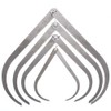 COMIART Bent-Leg Stainless Steel Caliper Clay Sculpture Ceramic Measuring Pottery