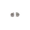 Liberty-M Roman Numeral Earrings for Both Ears, 2 Pieces for