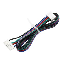 Tiardey 2 x 500 mm Stepper Motor Cable 4-Pin to 6-Pin XH2.54 3D Printer DuPont for 42 Stepper Motor (Black + White)