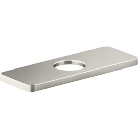 Kohler K-23481-BN Parallel Escutcheon Plate, Vibrant Brushed Nickel