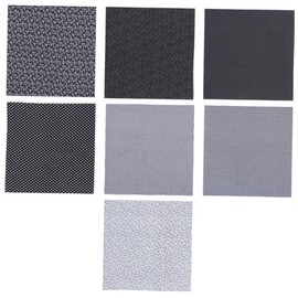 TEHAUX 7pcs Printed Patchwork Cotton Fabric for Sewing Projects Small Floral Cloth for Home Decor Clothing and Crafting and Versatile Material