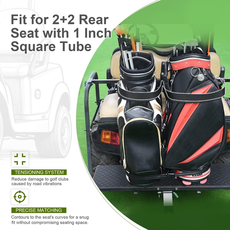 Universal Golf Cart Bag Holder Bracket Fit for Yamaha, EZGO