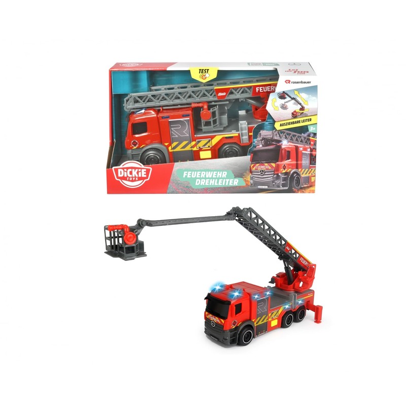 Majorette 203714011038 City Fire Ladder Truck, 26 cm, One Size