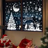 Christmas Window Stickers Christmas Decorations Santa Claus Clings 9 Sheets