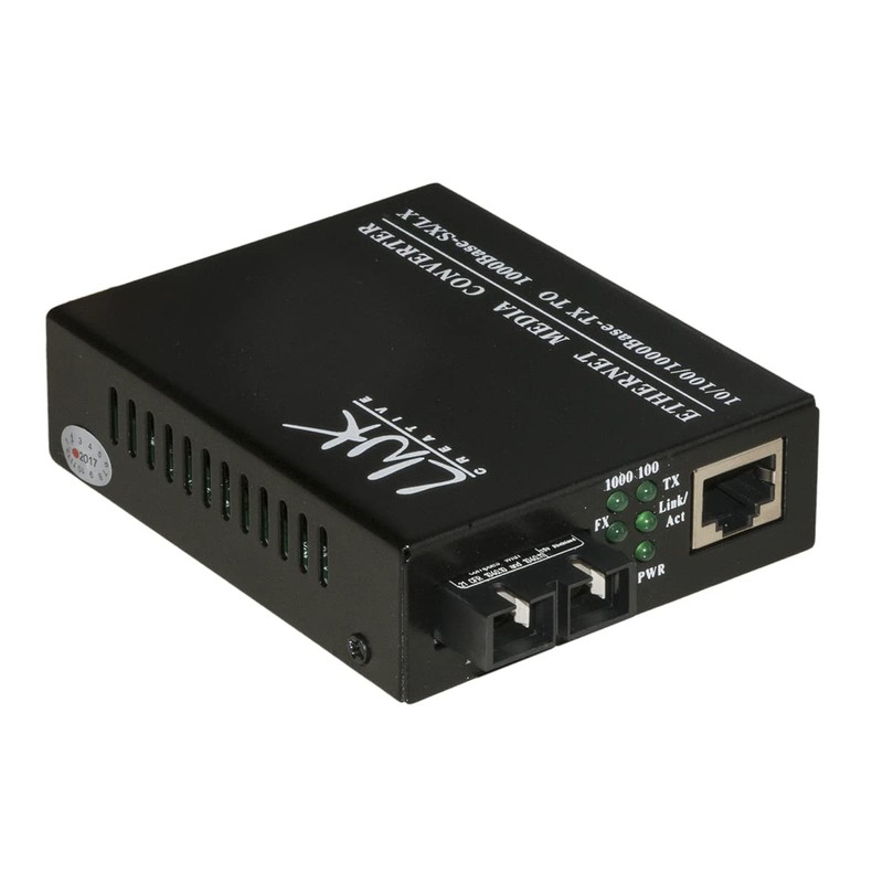 Link LKMCMM10 Media Converter Rj45 - Fibre Optic Sc 10/100/1000