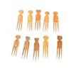 African Three Tail Cutting/Parting Comb,