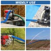 2" x 100 Ft Pool Backwash Hose, Blue Heavy Duty