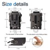 INCREWAY 4PCS Foldable Support, 90° Metal Foldable Bracket Self-Locking Hinge