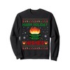 Warm Holiday Wishes Christmas Lights Sweater Dumpster Fire Sweatshirt