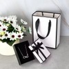 Aucuu Gift Box and Gift Bag Set White 2pc