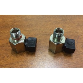 1/4" Drain Cock Ball Valve 2 Pieces Set replacement for Air Compressors