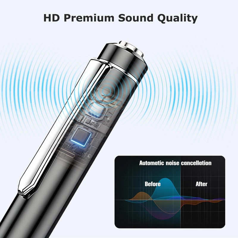 Digital Vocie Recorder with Playback 64GB - Vocie Activated Recording