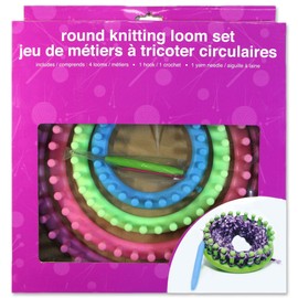 6 Piece Round Knitting Loom Set