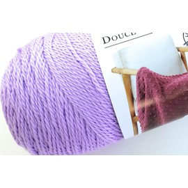 Soft & Shiny Solid Yarn by Loops & Threads - 1 Skein - 6 Ounce - 311 Yards - Orchid