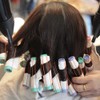Perm Rod Set Hair Perm Rod 20pcs 5 Size (Yellow)