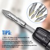 10 Pcs High Strength Eccentric Twist Drill Bit, 6/8/10/12mm High