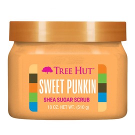 Tree Hut Shea Sugar Scrub Sweet Punkin | Exfoliating Body Scrub Removes Dead, Dry Skin for a Soft & Hydrated Feel | Nourishing Essential Body Care | 18 fl oz.