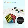 ROXENDA Rubik's Cube Carbon Fibre Speed Cube Super Durable Sticker