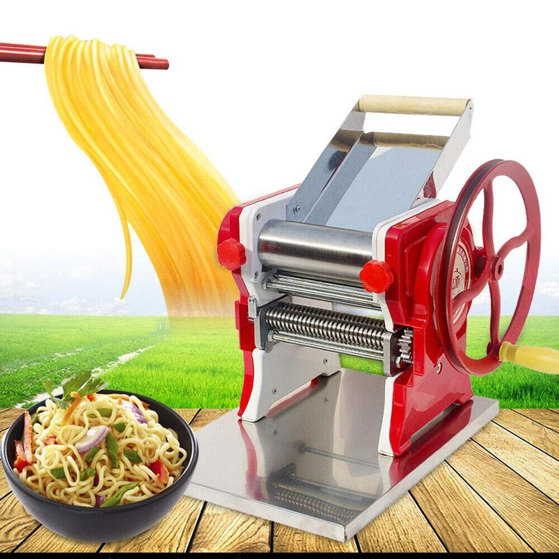 Manual Noodle Press Machine Mult-functional Spaghetti Pasta Dumpling Skin Maker