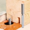 hsawbit Straight 2-Flute Router Cutter, 1/4 Inch Shank, 17mm Cut