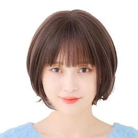 Medical Wig, Relaxing Wig, 24 Hour Wig (Dark Brown, Latte Short)