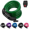 Lumintrail 6ft Heavy Duty Anti Theft Bike Lock Cable with