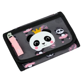 Children's Neck Pouch - Wallet for Boys - Purse, Mini Purse, Change Coin Purse, panda, Casual