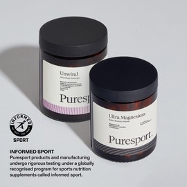Puresport Ultimate Sleep Bundle | 1 x Ultra Magnesium (90 Capsules) & 1 x Unwind Nootropic (60 Capsules) | Combines Two Sleep Products for Value | Informed Sport Certified