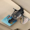 XSAJU 2pcs Car Sunglasses Clip Glasses Holder for Car Sun