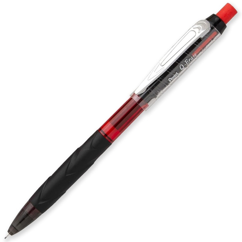 Pentel Q-Erase Mechanical Pencil with Retractable Eraser, 0.5mm HB Hardness,