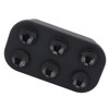 Silicone Toothbrush Toothpaste Holder Multipurpose 5 Slots Drainage Holes Bathroom