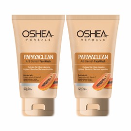 Oshea Herbals Papayaclean Anti Blemish Face Wash, 120 g - Pack of 2