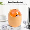 Cute Mini Desktop Trash Can, Cartoon Cat Animal Shape Waste
