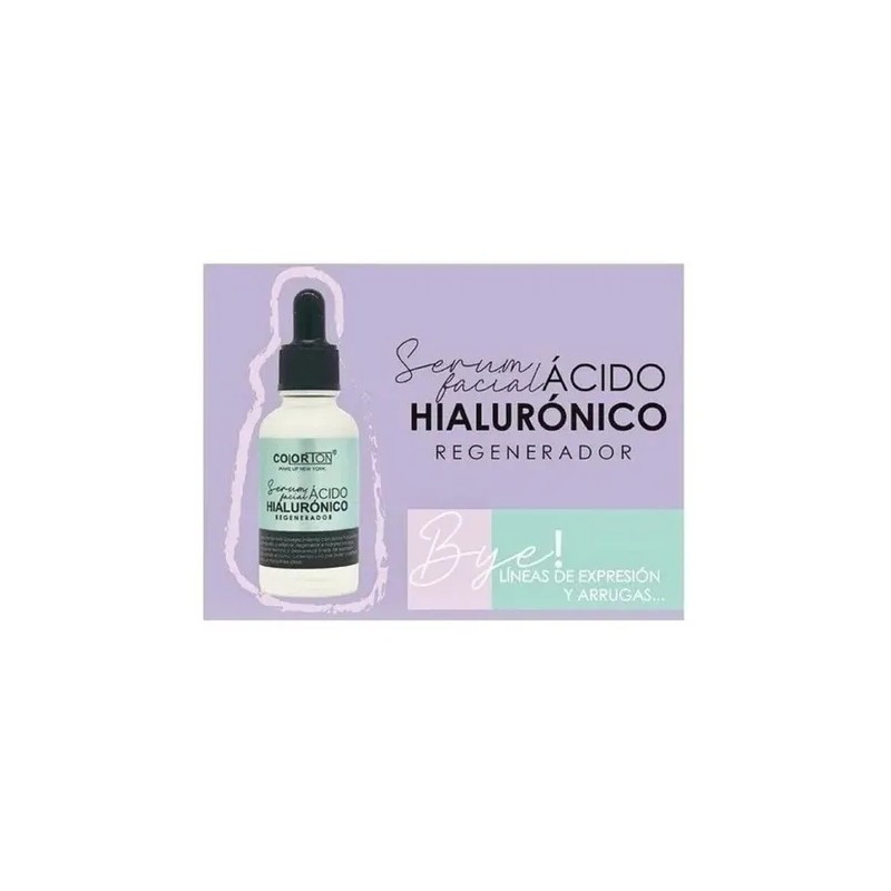 Sérum Facial Ácido Hialurónico Regenerador Colorton Skincare