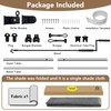 Outdoor Roller Shade 7' W x 8' H Cordless -