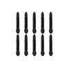 YFFSFDC 100pcs Black Eyeshadow Brush Double Sponge Tip Disposable Makeup