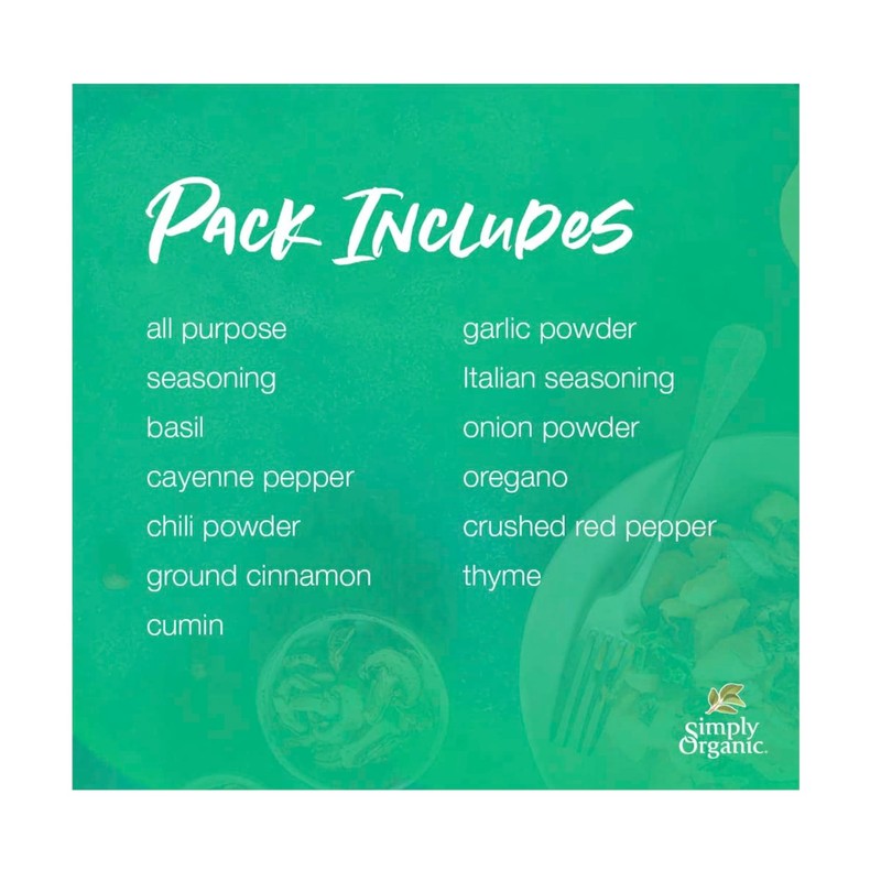 Generic Simply Organic Starter Spice Gift Set, 0.33 Ounce (Pack