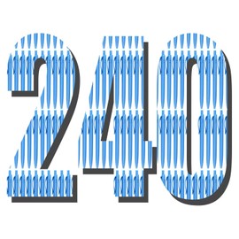 Aozora Pens Bulk 240 Pack Blue Click Pens No Bleed Wholesale Retractable Ballpoint Pens Medium Point,Smooth Ink Pens for Journaling School Office Supplies 1.0MM Blue Ink