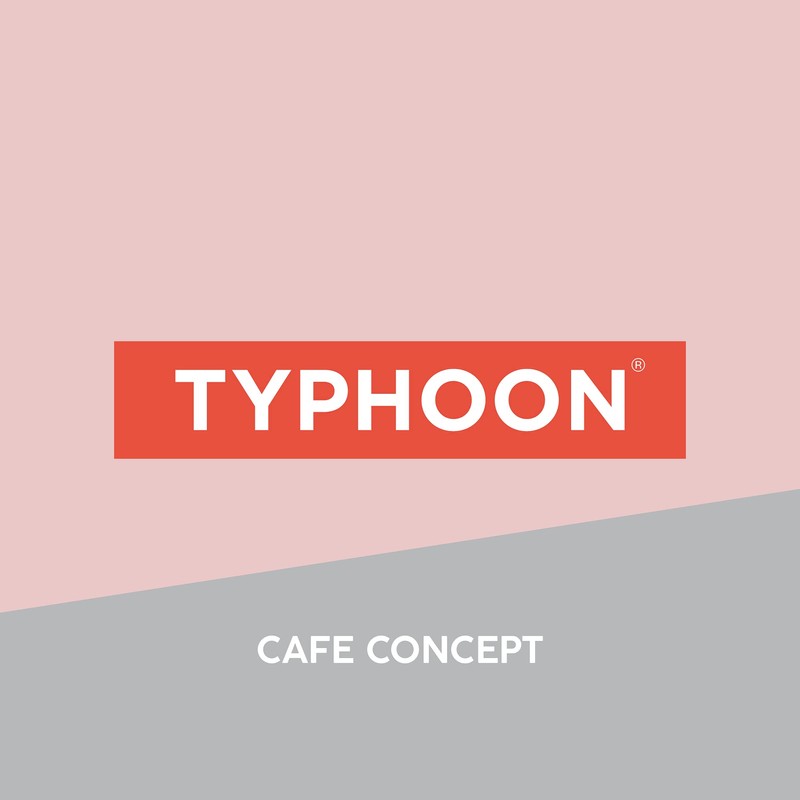 Typhoon 1401.839 Cafe Concept Flat White Pink 300ml, Stoneware
